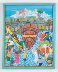 Frantz Zephirin (Haitian/Haiti) Boat People, Circa 1987