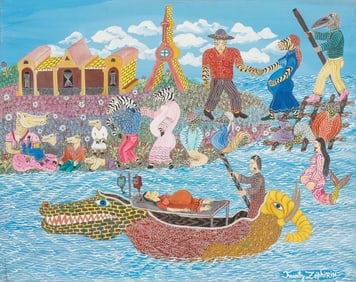 Frantz Zephirin (Haitian/Haiti) Emergency Hospital Welcome, 1986