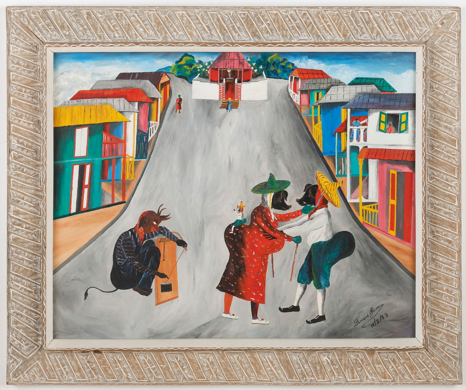 Fernand Pierre (Haitian/Haiti), Carnaval Disguises, 1953 (1 of 3)