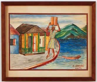 F. Gondre (Haitian/Haiti) Seaside, Circa 1957