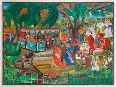 Andre Pierre (Haitian/Haiti) Service Ogoun Toro, Circa 1960's