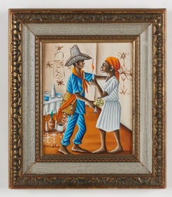 Gerard Valcin (Haitian/Haiti) Vodou Invocation, Circa 1979