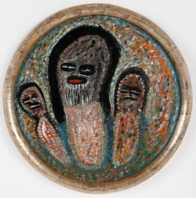 Robert Saint-Brice (Haitian/Haiti) Trois Loas, Circa 1960