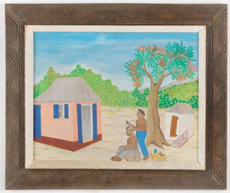 Telemaque Obin (Haitian/Haiti) Haircut, 1974