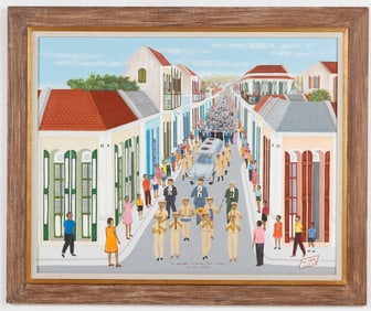 Henri-Claude Obin (Haitian/Haiti) Funeral of Philome Obin
