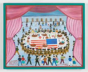 Etienne Chavannes (Haitian/Haiti) American Thanksgiving, 1995