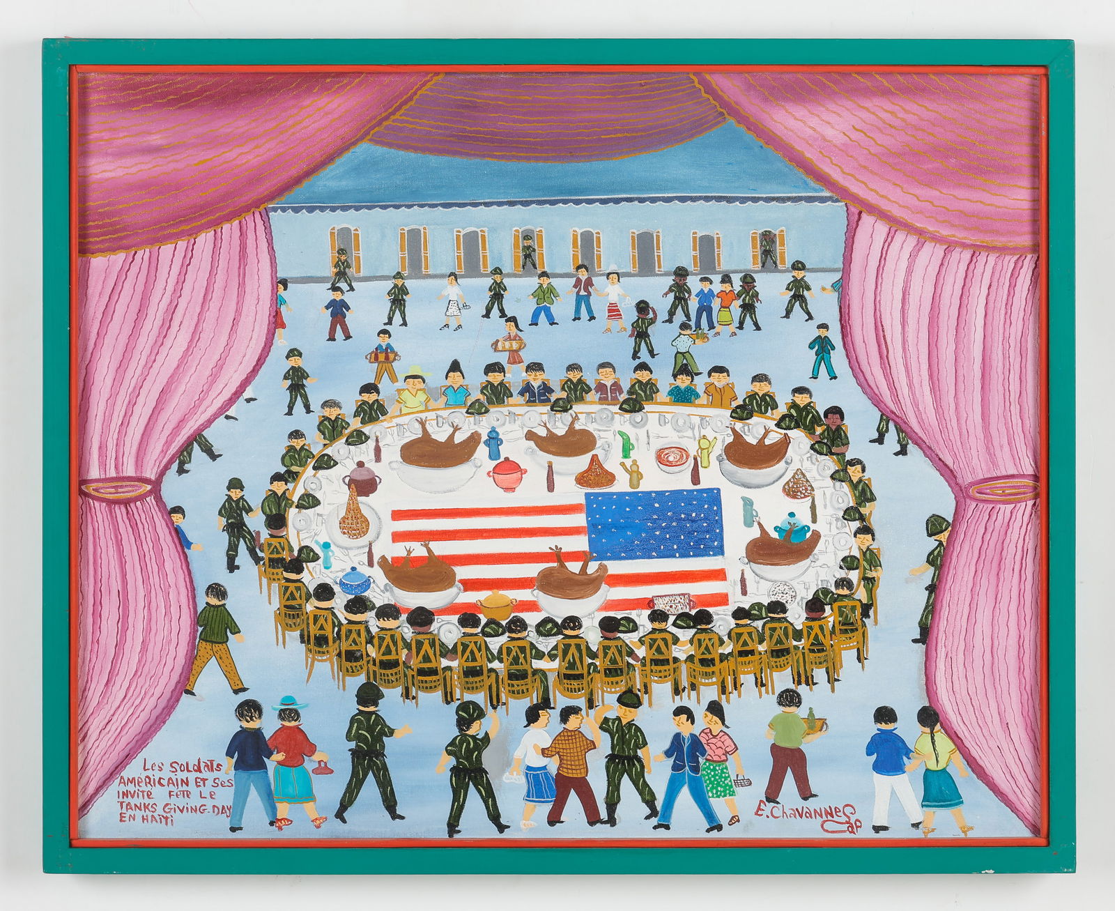 Etienne Chavannes (Haitian/Haiti) American Thanksgiving, 1995 (1 of 4)