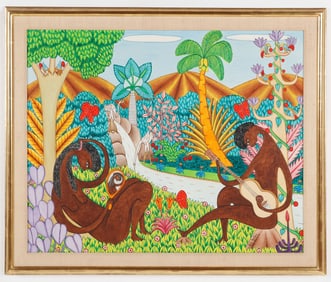 Seymour Etienne Bottex (Haitian/Haiti) Serenade Adam & Eve
