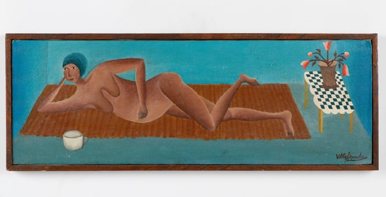 VilleFranches (Haitian/Haiti) Nude with Still Life