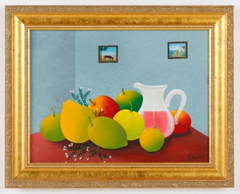 Fritzner Lamour (Haitian/Haiti) Still Life Interior