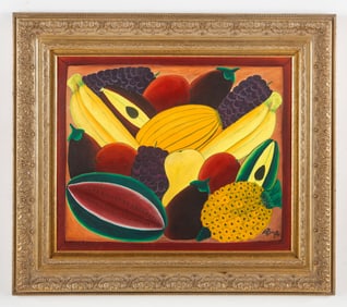 Alberoi Bazile (Haitian/Haiti) Fruit Still Life