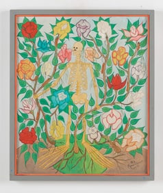 Fils Rigaud V. Benoit (Haitian/Haiti) Reaper in Garden, 1973
