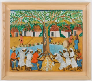 Pierre Joseph-Valcin (Haitian/Haiti) Ceremony Damballa, 1968