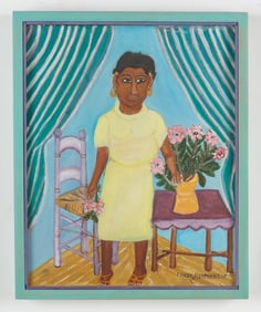 Pierre-Joseph Valcin (Haitian/Haiti) Arranging Flowers