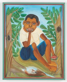Pierre-Joseph Valcin (Haitian/Haiti) Enjoying Watermelon