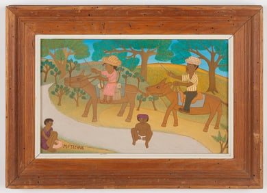 Micius Stephane (Haitian/Haiti) Couple on Horseback