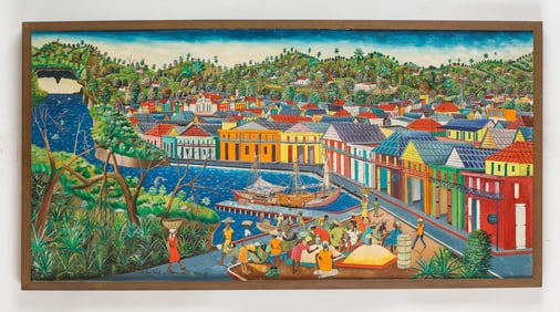 Paulius Vital (Haitian/Haiti) Jacmel Port, 1967