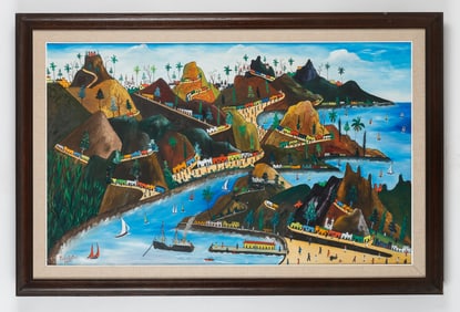 Prefete Duffaut (Haitian/Haiti) Imaginary Landscape, 1962