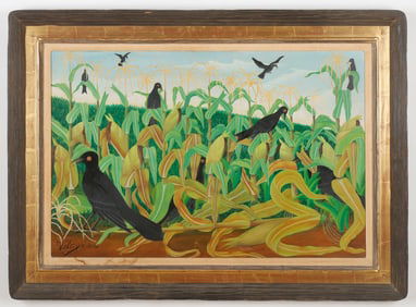Gerard Valcin (Haitian/Haiti) Blackbirds, 1968