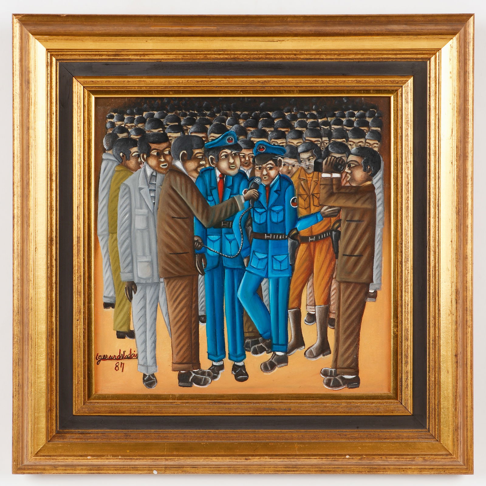 Gerard Valcin (Haitian/Haiti) Macoutes Face The Media (1 of 5)