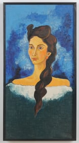 Luckner Lazard (Haitian/Haiti) Herta Goldenberg Portrait, 1954