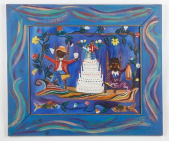 Gerard Paul (Haitian/Haiti) Wedding Cake Festivities, 1975