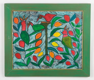 Toussaint St. Pierre (Haitian/Haiti) Le Jardin/The Garden, 1976