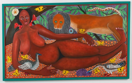 Roger Francois (Haitian/Haiti) Reclining Eve, Circa 1990's