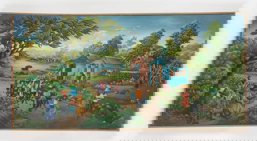 Fabolon Blaise (Haitian/Haiti) Funeral Procession, Dated 1983