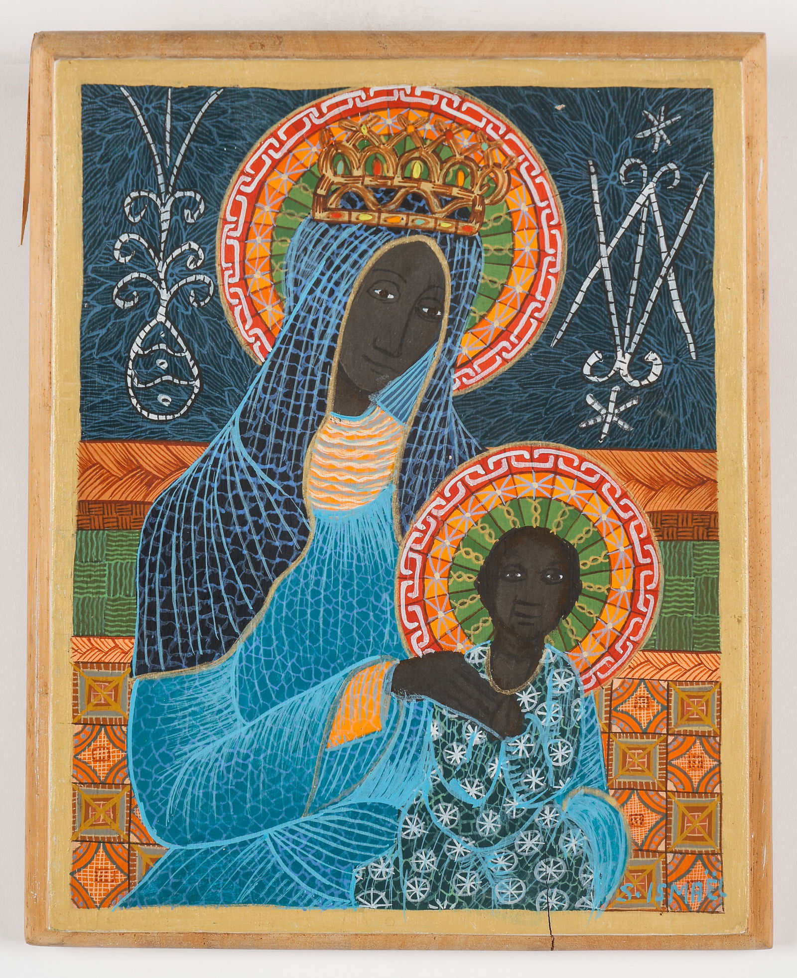 Ismael Saincilus (Haitian/Haiti) Madonna & Christ Child (1 of 2)
