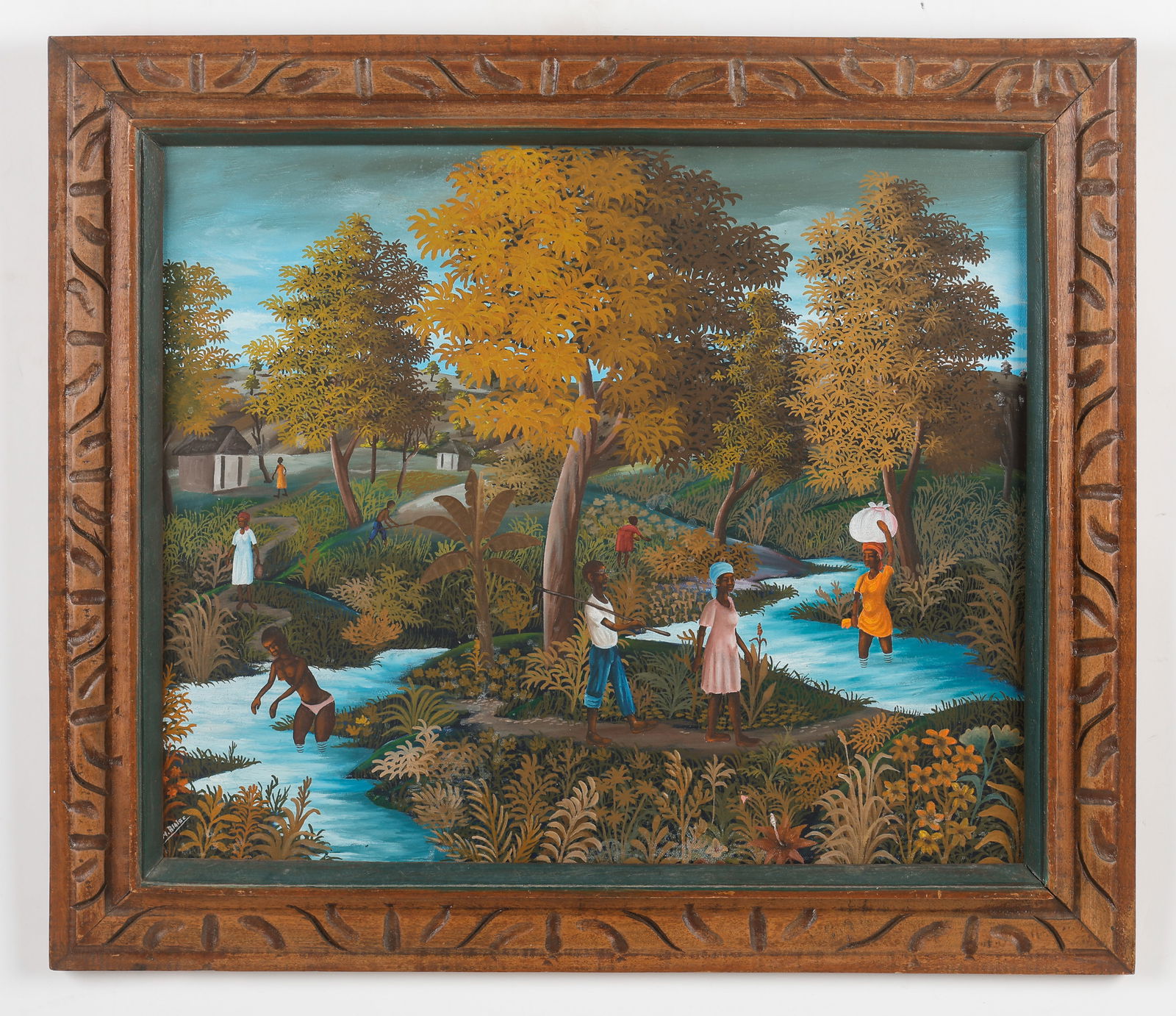 Serge Moleon Blaise (Haitian/Haiti) Life by River (1 of 3)