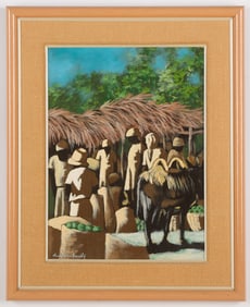 Claude Dambreville (Haitian/Haiti) Outdoor Market