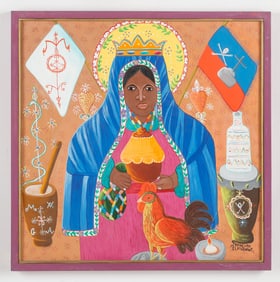Francoise Eliassaint (Haitian/Haiti) Erzulie with Veves, Circa 1991