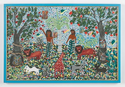 Salomon Jean Baptiste (Haitian/Haiti) Garden of Eden, 1997