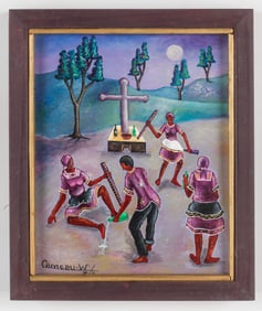 Widson Cameau (Haitian/Haiti) Ceremonie Gede, Dated 2011