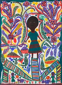 Louisiane Saint Fleurant (Haitian/Haiti) Figures in Flora, 1979