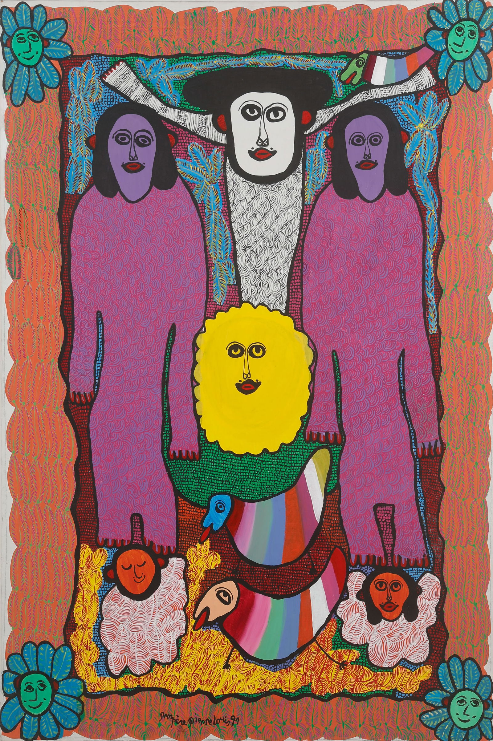 Prospere Pierre-Louis (Haitian/Haiti) Loas III, Dated 1991 (1 of 4)