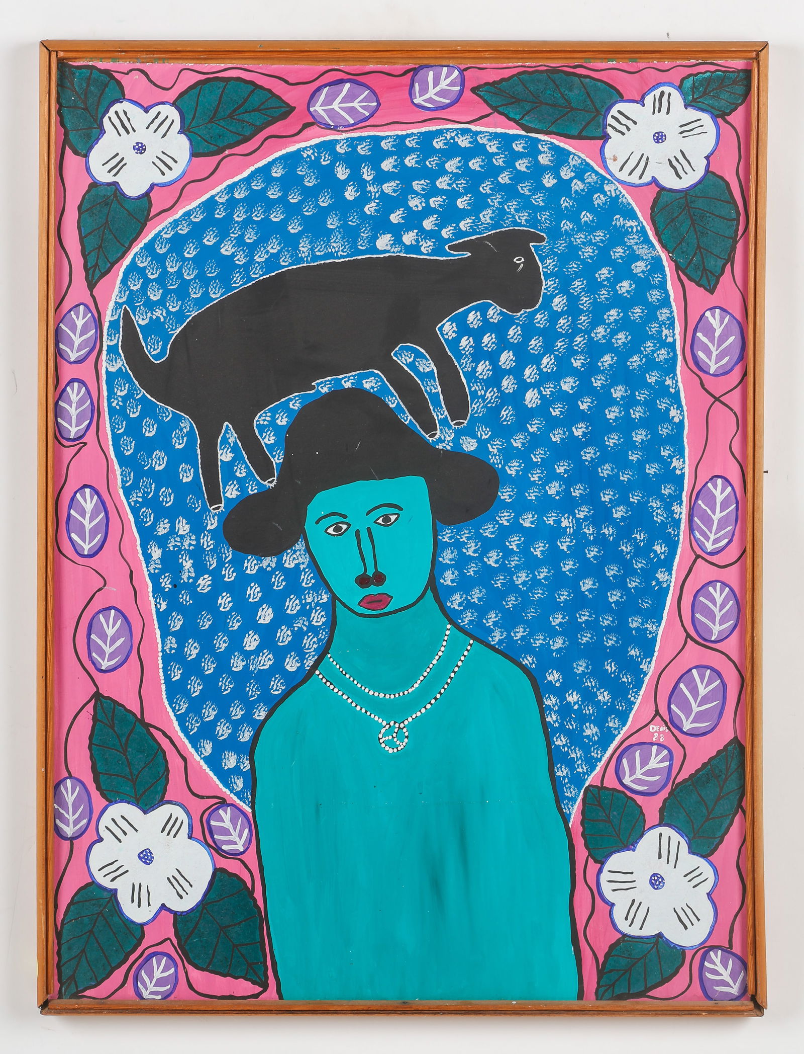 Denis Smith (Haitian/Haiti) Loa with Animal, Dated 1988 (1 of 3)