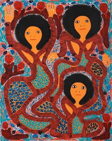 Levoy Exil (Haitian/Haiti) Loas, Saint Soleil, 1990