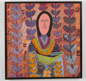 Dieuseul Paul (Haitian/Haiti) Loa with Bird,1981