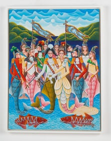 Gerard Valcin (Haitian/Haiti) Marriage of La Sirene & Agwe, 1987