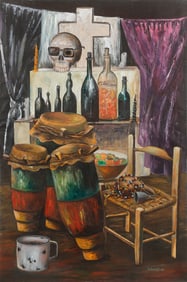 Didier Civil (Haitian/Haiti) Le HounFort, Dated 2006
