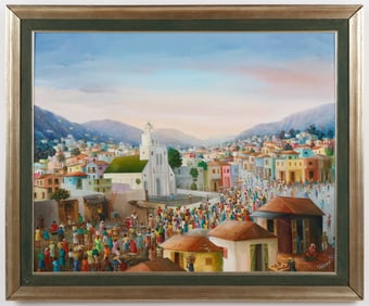 Galland Semerand (Haitian/Haiti) L'Eglise St. Gerard Belair, 1987