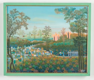 Henri Jean-Louis (Haitian/Haiti) Enterrement, Dated 1987