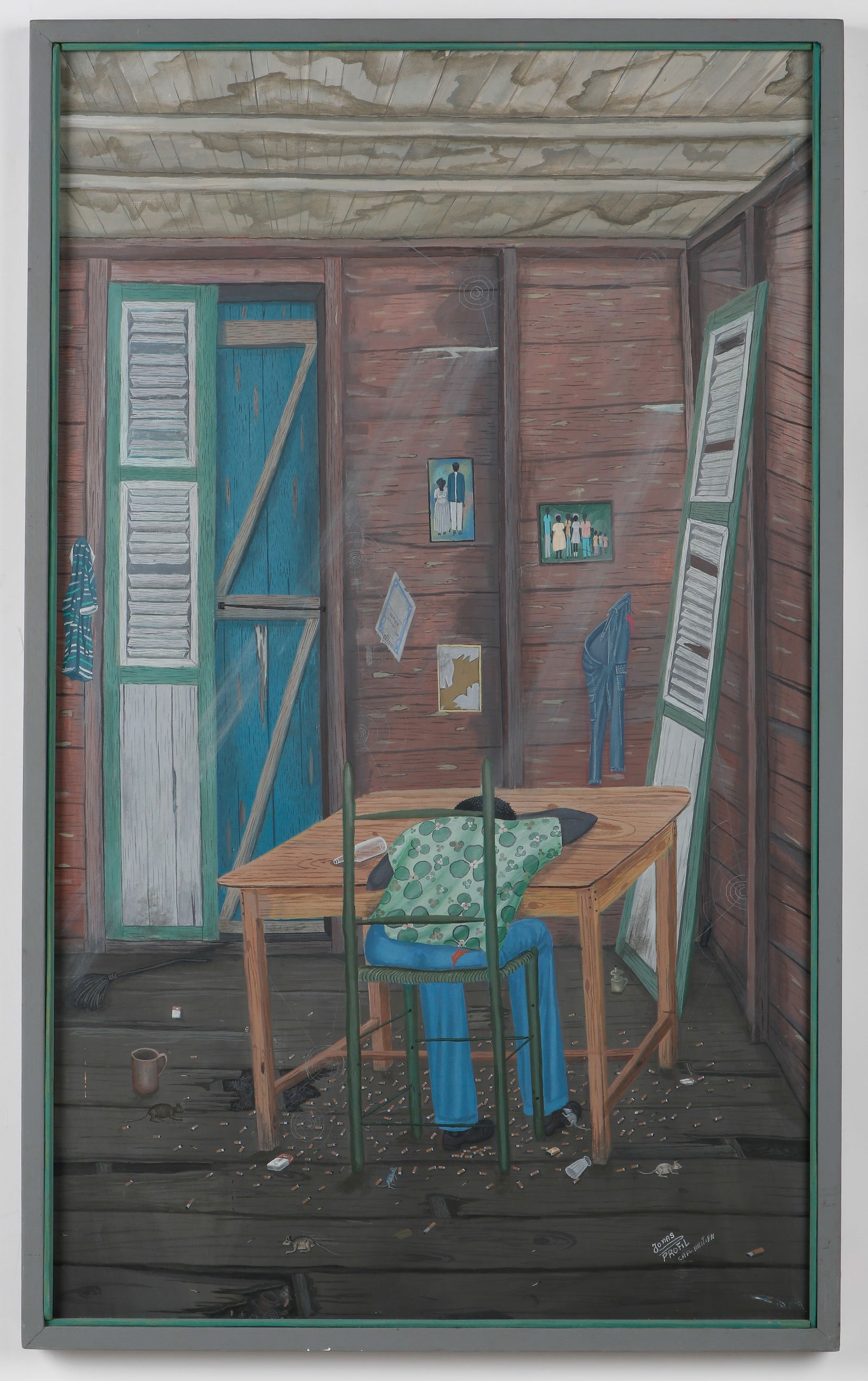 Jonas Profil (Haitian/Haiti) Alone, Circa 1990's (1 of 7)