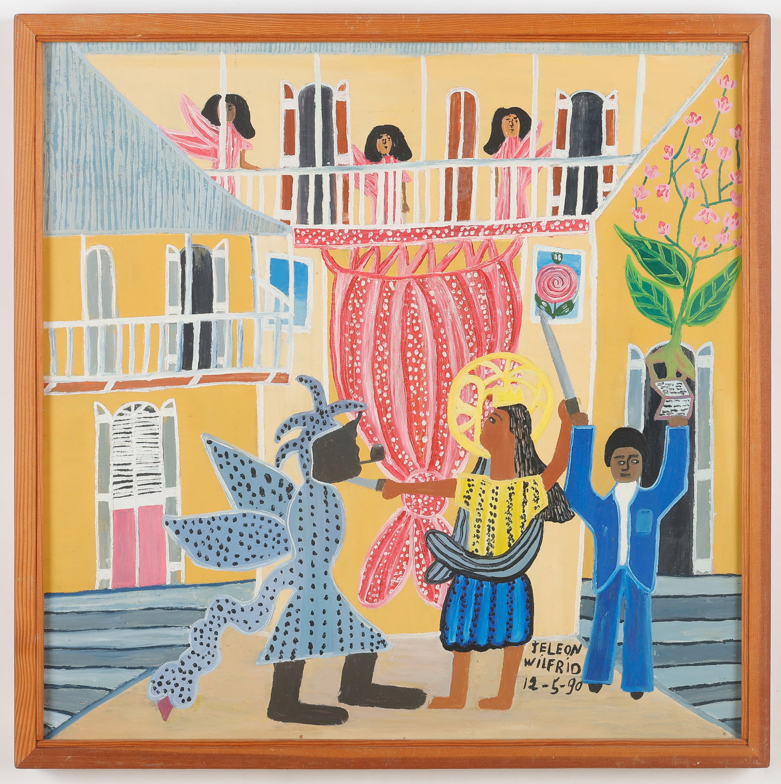 Wilfrid Teleon (Haitian/Haiti) Carnival Disguises (1 of 3)