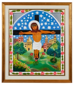 J. Wagler Vital (Haitian/Haiti) Christ on Cross