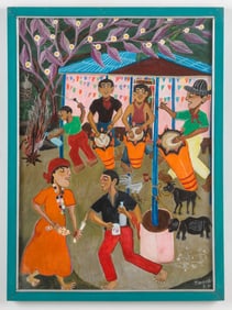 Theard Aladin (Haitian/Haiti) Vodou Ceremony, Dated 1990