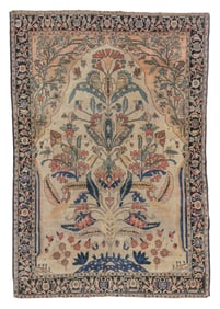 Sarouk Ferahan Meditation Rug, Persia, Ca. 1890, 4'4'' x 6'3''