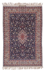 Fine Isfahan Rug, Signed Seyed Hendi, Persia, Ca. 1960, 4'8'' x 7'1''